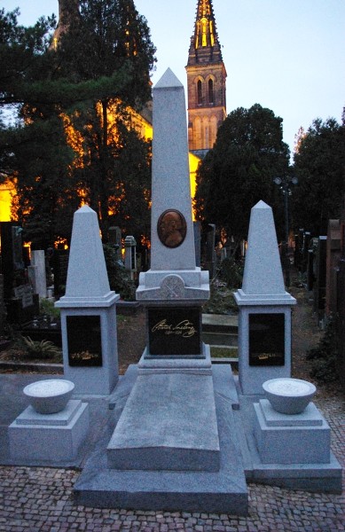 Bedrich Smetanas grave, Vysehrad cemetary, Prague 2012